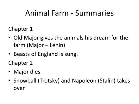 What Historical Event Was Animal Farm Based On